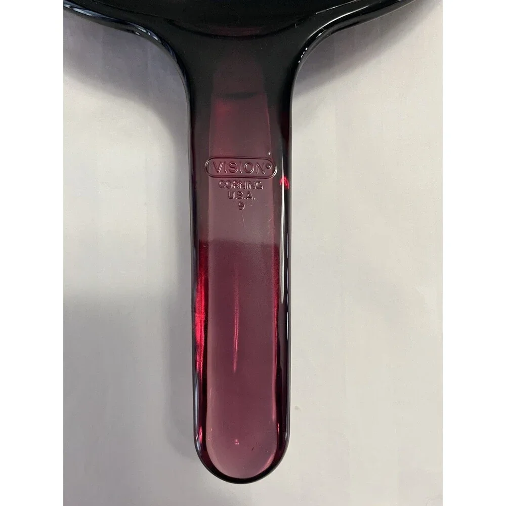 Vtg Corning Visions Cranberry 9